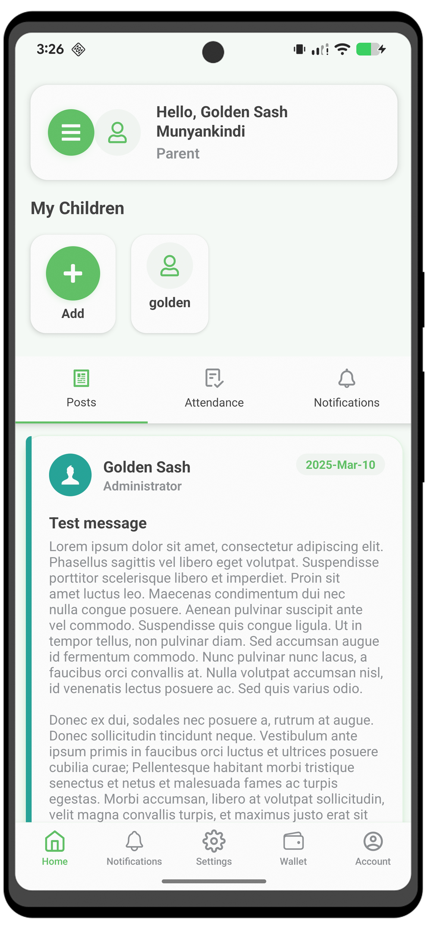 SchoolFlow App Preview